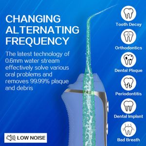 Binefia Cordless Water Flosser – Portable Dental Oral Irrigator