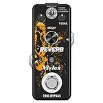 Vivlex Reverb Guitar Effects Pedal Stereo Reverberation Digital Ocean Verb Mini Stompbox with 3 Modes Room Spring Shimmer True Bypass Footswitch for Electric Guitar and Bass LEF-3800