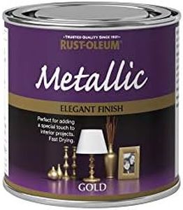 Rust-Oleum 250 ml (Pack of 1) Metallic Paint - Gold