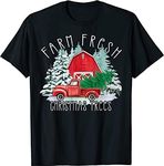 X.Style Farm Fresh Christmas Trees, Red Truck with Xmas Tree Tees ds365 T-Shirt