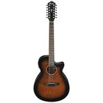 Ibanez AEG 12-String Acoustic-Electric Guitar (Dark Violin Sunburst)