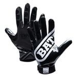 Battle Youth Ultra-Stick Receivers Gloves, Black/Black, Large