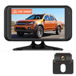 AUTO-VOX Wireless Reversing Camera Kit for Car, 1080P Rear View Camera with 4.5" Monitor, IP69K Waterproof, Colour Night Vision, Easy Install Reverse Camera Kit for Van, SUV, Pickup & Trailer