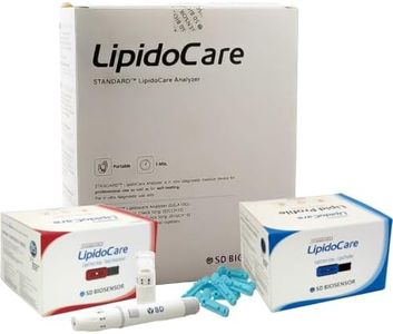 LipidoCare Meter + Total Cholesterol Strips + Lipid Profile Strips + Lancing Device and Lancets