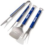 YouTheFan NFL Buffalo Bills Spirit Series 3-Piece BBQ Set, Stainless Steel, 22" x 9"