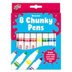 Galt Toys, 8 Chunky Pens - Washable, Chunky Pens for Children, Ages 3 Years Plus