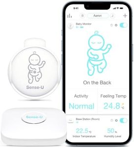 Sense-U Smart Baby Monitor 3: Real-Time Notifications for Sleep Movement, Rollover, Feeling Temperature, and Humidity Anytime, Anywhere