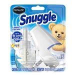 Renuzit Snuggle Scented Oil Refill Air Freshener & Plugin Warmer, Linen Escape Starter Kit