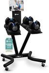 LifePro Adjustable Dumbbell Stand for PowerFlow Pro & PowerFlow Max Adjustable Dumbbell Set - Adjustable Dumbbell Rack Stand for Convenience & Safety When Training - Adjustable Durable Weights Stand