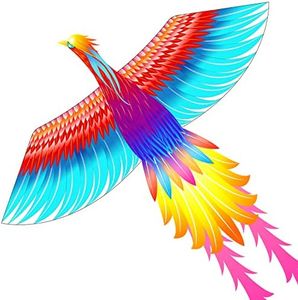 Mint’s Colorful Life Rainbow Phoenix Kite for Kids and Adults, Easy to Fly Large Beach Kites