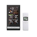 ECOWITT Weather Stations, Wireless Color Forecast LCD Dispaly with 1 Remote Sensors, Color screen for Indoor/Outdoor Thermo-Hygrometer Barometric Pressure Weather station for Home