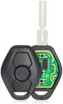 Beefunny EWS Remote Key 3 Button 315MHZ/433MHZ ID44 HU58 for BMW 3,5,7 Series 325 330 318 525 530 540 E38 E39 E46 M5 X3 X5 E65 (1)