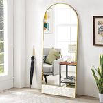 BEAUTYPEAK 65"x24" Arch Floor Mirro