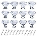 YourGift 12 Pack Drawer Knobs Diamo