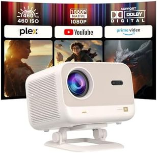 [Netflix-Licensed/Sound by JBL] Yaber L2 Plus Projector with WiFi 6 & Bluetooth, Native 1080P Projector 4K Support, Auto Focus/Keystone Correction, Built-in Apps, Portable Proyector for Home & Outdoor