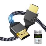 Maxonar 10K 8K HDMI 2.1 Cable 2m, (Certified) Ultra HD 48Gbps High Speed 10K 8K@120Hz 4K@120Hz eARC RTX 3090 HDR10 4:4:4 HDCP 2.2&2.3 Dolby Compatible with PS5,Xbox Series X,Roku/Sony/LG TV