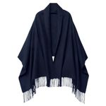 PFLife Cashmere Scarf for Women 80''*27'' Ladies Scarfs Gift Box Pashmina Shawls and Wraps Thick Oversized Scarf Winter (Navy Blue)