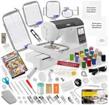 Brother SE2000 Sewing and Embroidery Machine Bundle - 5" x 7" Field, Cuts Jump Stitches, Wireless LAN, Includes 4 Hoops, 20 Premium Threads, Stabilizer Sheets, 50,000+ Designs, Accessories & More