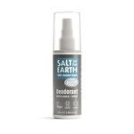 Salt of the Earth - Refillable Natural Deodorant Spray - 100% Natural Origin Ingredients - Vetiver & Citrus - Suitable For Women, Men & Kids - Vegan - Smart Refillable Format - 100ml