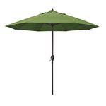 California Umbrella ATA908117-48022 9' Round Aluminum Market Umbrella, Sunbrella Spectrum Cilantro