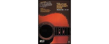 Hal Leonard Guitar Tablature Manuscript Paper Deluxe