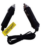 UpBright Car 2 Cigarette Lighter Plug DC Adapter Compatible with Snap On Male to Male EEJP500-8 Deluxe Jump Box Matco Tools MTJS1222P 12V Jump Starter 12Volt MTJS1222 Power Supply Cord Battery Charger