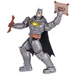 DC Comics, Battle Strike Batman 12-inch Action Figure, 20+ Phrases and Sounds, Collectable Kids Toys for Boys and Girls Ages 3 and Up