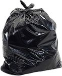 Heavy Duty 56 Gallon Trash Bags - (Huge 100 Pack/w Flap Ties) - 2.0 MIL (Equivalent) 43" x 46" Star Sealed Bottom Thick Garbage Bags for Contractors, Lawn, Leaf, Yard Waste, Commercial Kitchen