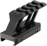 WINFREE Red Dot Riser Mount 1 Inch Hight Picatinny Rail Cantilever Design Black