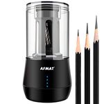 Long Point Pencil Sharpener, Professional Electric Pencil Sharpener, Heavy Duty Art Drawing and Sketching Rechargeable Pencil Sharpener, Artists Supplies for Prismacolor Colored & Soft Carbon Pencils