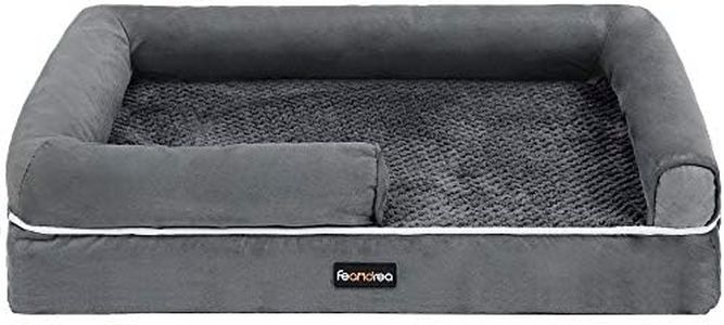 FEANDREA Dog Bed Sofa, 30'' Memory Foam Dog Mat, Removable Cover Waterproof Machine Washable, UPGW066G01