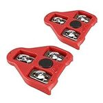 Bike Replacement Cleats Compatible with Look Delta Pedals (9 Degree Float) - Indoor Cycling & Road Bicycle Cleat Set - Fully Identical or Compatible with Peloton Spin Bikes Pedals Accessories