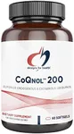 Designs for Health CoQnol 200mg - CoQ10 Ubiquinol with Superior Bioavailability + Exclusive Absorption Technology - Double CoenzymeQ10 Boost with GG - Heart, Healthy Aging + Cell Support (60 Softgels)