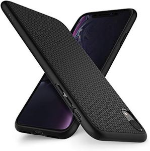 iPhone XR Case, Genuine SPIGEN Soft TPU Liquid Air Armor Slim Cover for Apple - Black