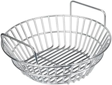 CANDANA Charcoal Basket, Grill Ash Basket for Big Green Egg Large, 14 Inches Ash Basket Stainless Steel