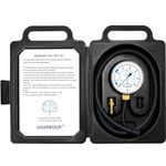 UHARBOUR Manometer Gas Pressure Tester, Manometer LP Gas Pressure Tester Gauge 0-35" W.C, 1/8" NPT Fitting with Barbed Connection, 40" Hose