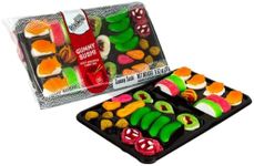 Raindrops - Gummy Candy Large Sushi Bento Box - Yummy Gummy Food Looks Just Like a Sushi - Men's Stocking Stuffer Ideas - (9.5 oz)