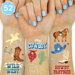 xo, Fetti Cowboy Temporary Tattoos 