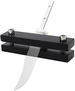 SCOTTCHEN Hardened File Guide Knife Making Tool, Hardened Metal Hardness up to 55, File Guide For Belt Sander, Knife Makers File Guide