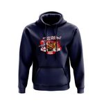 SmartyPants Ready For Freddy? Hoodie Pullover - Survival Horror Hostile Video Game Character Inspired Gamer Five Nights Fazbear's Pizza Adult Teen Gift Present (Large, Oxford Navy Prime)