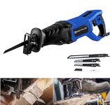 Sabre Saw 900W, 240V Electric Reciprocating Saw 0-2800RPM Stepless Variable Speed, Recip Saw with 5 pcs Saw Blades, 160mm Max Cutting Depth for Wood & Metal & Aluminum