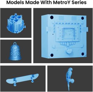 Revopoint MetroY 3D Scanner – 0.01mm Precision, Blue Laser Handheld for Industrial 3D Modeling & Measurement