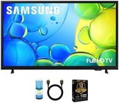Samsung 32-Inch Smart LED TV Bundle – Full HD 1080p, HDR, Bluetooth, w/ 12 Month CPS Protection, AUX HDMI Cable, and Screen Cleaning.