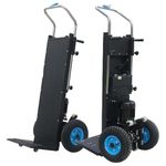 IQOAIJ Electric Stair Climbing Trolley 1500 W Powered Hand Truck Stair Climber Stairs Up and Down Labor-Saving Stair Climbing Cart 400KG Load Stepless Regulation for Family Moving,01