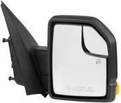 Dexepe Passenger Side Mirror Compatible with Ford F150 2015-2020 Side View Mirror with Temperature Sensor, Power Adjustable Heated Glass, Turn Signal, Blind Spot Mirror Replace ‎JL3Z17682CA (Right)