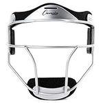 Champion Sports Fielder's Face Mask Softball Fielder's Face Mask, Silver, Adult