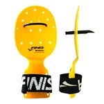 Finis 1.05.026 Bolster Paddles, One Size (Yellow/Black)