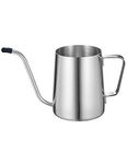 Pvemsa Pour Over Coffee Pot BX01 Stainless Steel Hand Drip Kettle with Long Narrow Spout and Hanging Ear Hand- 2.76"x2.95"x3.42"…