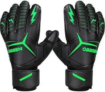 Youth&Adults Goalkeeper Gloves, Soccer Goalie Gloves with Finger Protection