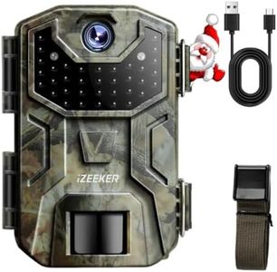iZEEKER Trail Camera HD 36MP, Trail Cameras with 940nm No Glow Infrared LEDs, No WiFi, Night Vision Motion Activated IP66 Waterproof for Wildlife Watching Indoor Security